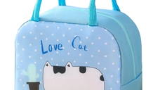 UB Geanta de pranz termica din panza Love Cat