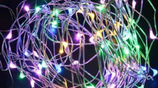 UB Instalatie de Craciun MULTICOLORA cu Baterii Tip Liniar, 2 jocuri de lumini, Fir Cupru 5 m 50 LED -uri