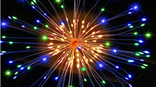 UB Instalatie Papadie 99LED Colorate cu Focuri de Artificii