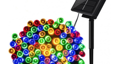 UB Instalatie solara decorativa 450  LED lungime 45  metri 1500 12 MULTICOLOR