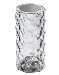 UB Lampa de masa decorativa cu LED tip "Crystal" ALB CALD - 1