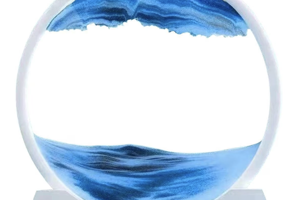 UB Lampa decorativa MOV tip clepsidra nisipuri miscatoare