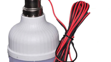 UB Lampa in forma de bec 12V cu LED putere 18W alimentare cu clesti