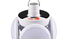 UB Lampa Solara Cu Acumulator 4 brate rabatabile 5 Trepte De Iluminat – BL-2029 MK