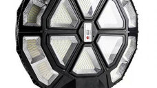 UB Lampa solara stradala  990 LED putere 1000W cu telecomanda ROTUNDA SUS