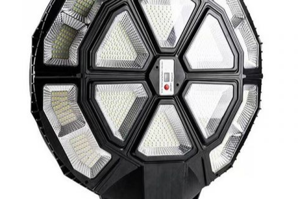 UB Lampa solara stradala  990 LED putere 1000W cu telecomanda ROTUNDA SUS