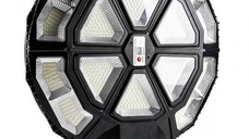 UB Lampa solara stradala  990 LED putere 1000W cu telecomanda ROTUNDA SUS