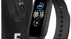 UB M5 bratara fitness inteligenta neagra, cu monitorizarea tensiunii arteriale