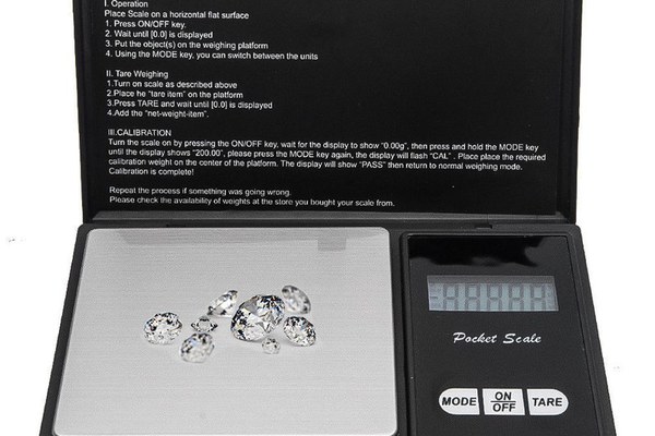 UB Mini cantar Digital Scale de buzunar, negru, BS