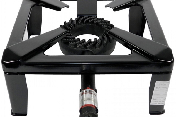 UB Pirostrie 41 x 41 cm Arzator Fonta cu 4 picioare patrat