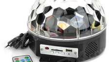 UB Proiector Disco Led Magic Ball Light cu telecomanda si Redare Audio MP3