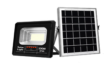 UB Proiector Solar Jortan 100W IP66 cu Indicator batarie si telecomanda 6500k