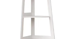 UB Raft de Colt din PVC cu 5 etajere pentru camera baie sau bucatarie 106x30x30cm Alb