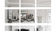 UB Set 16 Oglinzi Decorative Design PATRAT 20 X 20 cm Acrilice Cristal - Diamant - Fagure