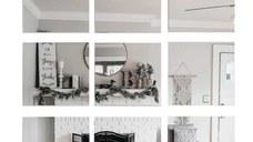 UB Set 16 Oglinzi Decorative Design PATRAT 20 X 20 cm Acrilice Cristal - Diamant - Fagure