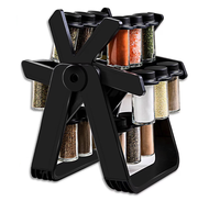 UB Set 18 recipiente condimente cu suport rotativ 34x23 cm - 1