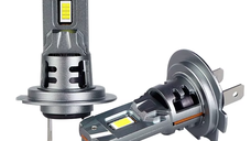 UB Set 2 becuri auto LED H7 K7 model 3570 de 100W 10000 lumeni 6000k