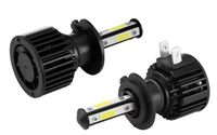 UB Set 2 leduri H4 cu doua faze 360 grade 4 fete luminoase alb putere 200W temperatura 6000k - 1