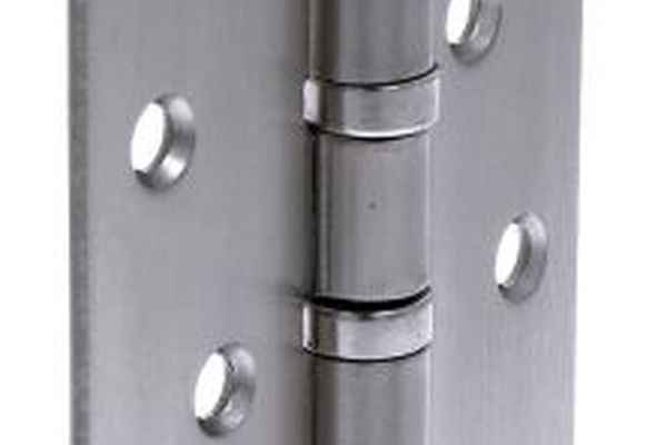 UB Set 2 x Balama cu aripi plane din inox pentru usa