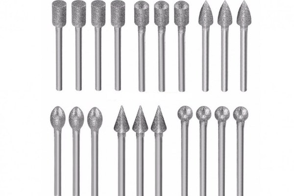 UB Set 20 Freze Diamantate BIAX Mici 3mm SCULE