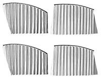UB Set 4 parasolare retractabile auto geamuri laterale fata-spate GRI - 1