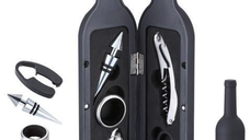 UB Set cadou in forma de STICLA cu  5 accesorii pentru vin cu 6 piese 32 cm LY