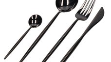 UB Set de 24 piese tacamuri in stil portughez- culoare NEGRU BS