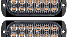 UB Set doua proiectoare cu 12 Leduri 36W 2 Fire Lampi Gabarit