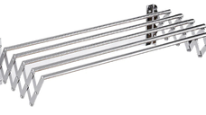 UB Uscator rufe din aluminiu retractabil cu prindere in perete si 5 bare
