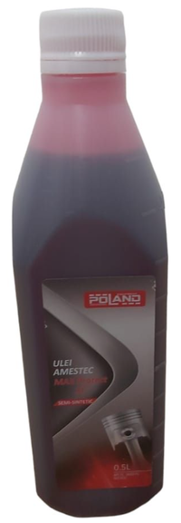 Ulei amestec semisintetic 2T rosu 500 ml - 1