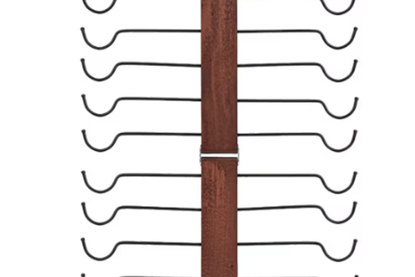 Umeras pliabil din lemn si otel cu 12 suporturi pentru sutien