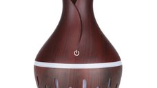 Umidificator de Aer 130ml LED DARK WOOD HUS 02-3 Difuzor
