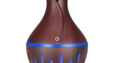 Umidificator de Aer 130ml LED DARK WOOD HUS 02-5 Difuzor