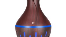Umidificator de Aer 130ml LED DARK WOOD HUS 02-5 Difuzor