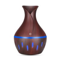 Umidificator de Aer 130ml LED DARK WOOD HUS 02-5 Difuzor - 1