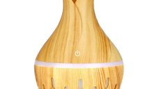 Umidificator de Aer 130ml LED LIGHT WOOD HUS 02-3 Difuzor