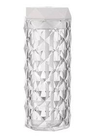 Umidificator de aer tip lampa decorativa cu lumini LED crystal - 1