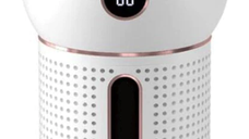 Umidificator incarcare USB 3 in 1 cu proiector cer instelat pulverizare silentioasa 650ml Alb