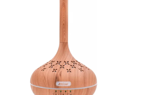 Umidificator ultrasonic si difuzor de arome Q T59 Lemn deschis
