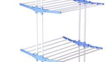 Uscator pentru rufe cu 3 nivele si suport pentru umerase  dimensiuni 75x64x170cm