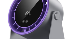 Ventilator 100 de viteze reglabile anulare zgomot incarcare tip C control tactil ecran digital inteligent