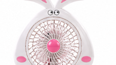 Ventilator Mini IEPURAS pentru Birou - Portabil ROZ