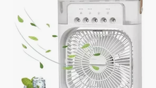 Ventilator portabil cu umidificator incorporat conectare USB cu lumina de noapte