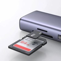 Adaptor multifunctional 7-in-1 UGREEN USB-C, 2 x USB 3.2, 1 x HDMI 4K, 1 x USB-C PD 100W, 1 x Ethernet 1Gbps, Gri - 3