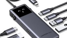 Adaptor multifunctional UGREEN 6-in-1 USB-C Hub CM888, 2 x USB A 3.2, 2 X USB C 3.2, 1 X USB C PD 100W, 1 X HDMI 4K, Gri