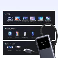 Adaptor multifunctional UGREEN 6-in-1 USB-C Hub CM888, 2 x USB A 3.2, 2 X USB C 3.2, 1 X USB C PD 100W, 1 X HDMI 4K, Gri - 5