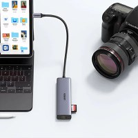 Adaptor multifunctional UGREEN USB C CM512, 2 x USB-A 3.0, 1 x USB-C, 1 x HDMI, 1 x RJ45, 1 x SD, 1 x microSD, Gri - 19
