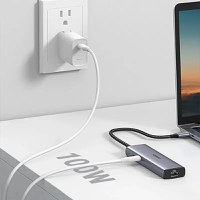 Adaptor multifunctional UGREEN USB C CM512, 2 x USB-A 3.0, 1 x USB-C, 1 x HDMI, 1 x RJ45, 1 x SD, 1 x microSD, Gri - 20
