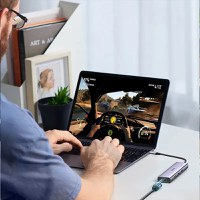 Adaptor multifunctional UGREEN USB C CM512, 2 x USB-A 3.0, 1 x USB-C, 1 x HDMI, 1 x RJ45, 1 x SD, 1 x microSD, Gri - 7