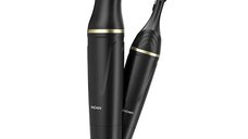 Aparat de tuns ENCHEN Trimmer Mocha D, uscat, 5 capete independente, Negru